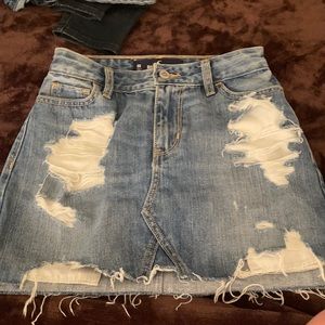Hollister Jean Mini Skirt